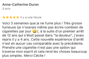 Hypnosource a recueilli plus de 350 avis sur Google : C'est SIMPLE, RAPIDE et EFFICACE.