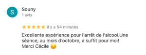 Peur de mon boss, mon patron, hypnose Femme alcool Hypnose La dépendance affective traitée par votre hypnothérapeute Traitement efficace de l’alcoolisme Paris et en ligne Arrêter l’alcool : Ne plus boire 1 bouteille chaque soir Hypnothérapie contre l’anxiété pour l’affirmation de soi